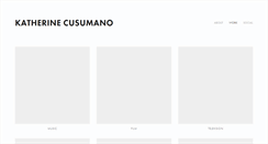 Desktop Screenshot of katherinecusumano.com