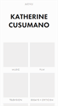 Mobile Screenshot of katherinecusumano.com